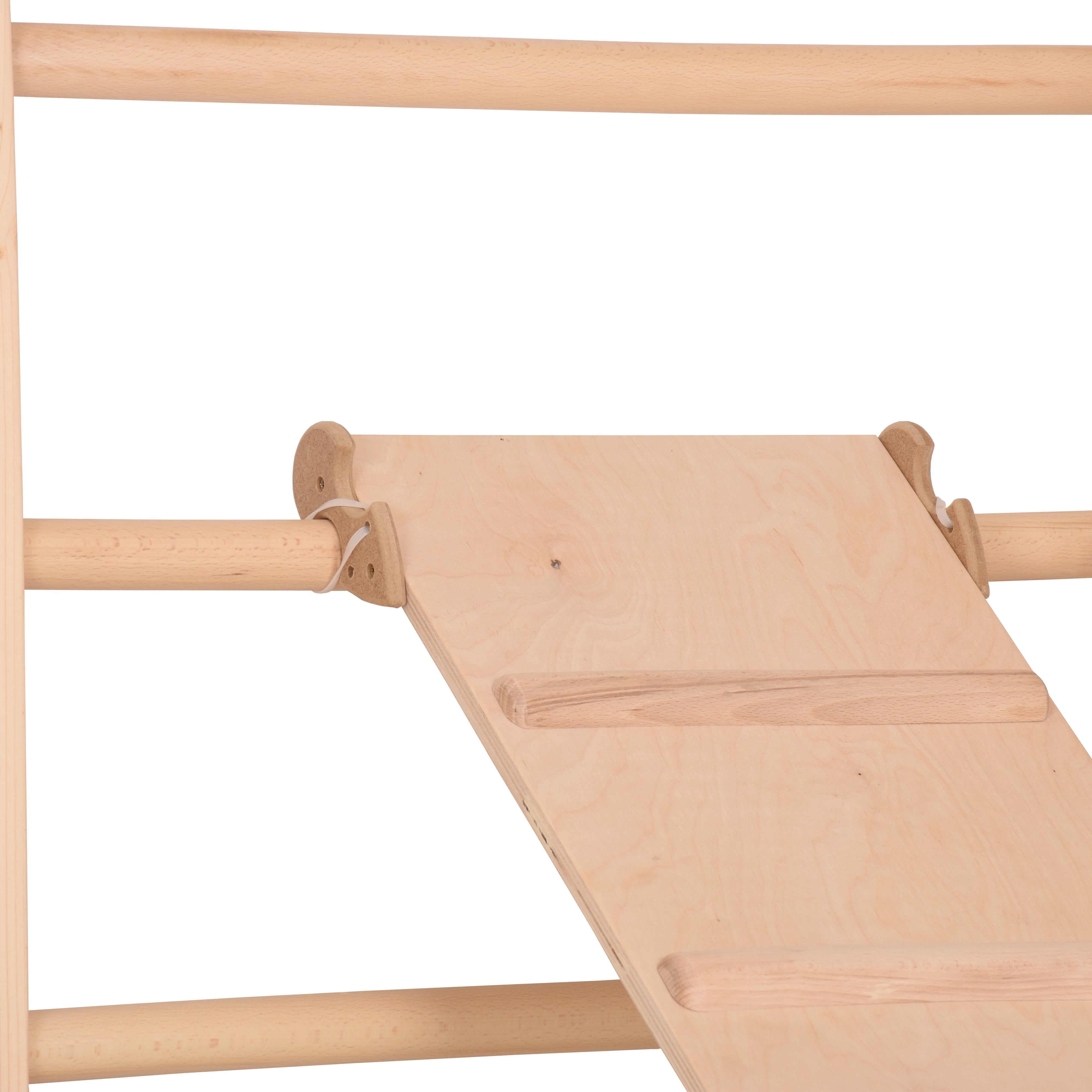 Sprossenwand Sport 3 aus Holz mit Rutschbrett – weitere Produktansicht 11 – RINAGYM