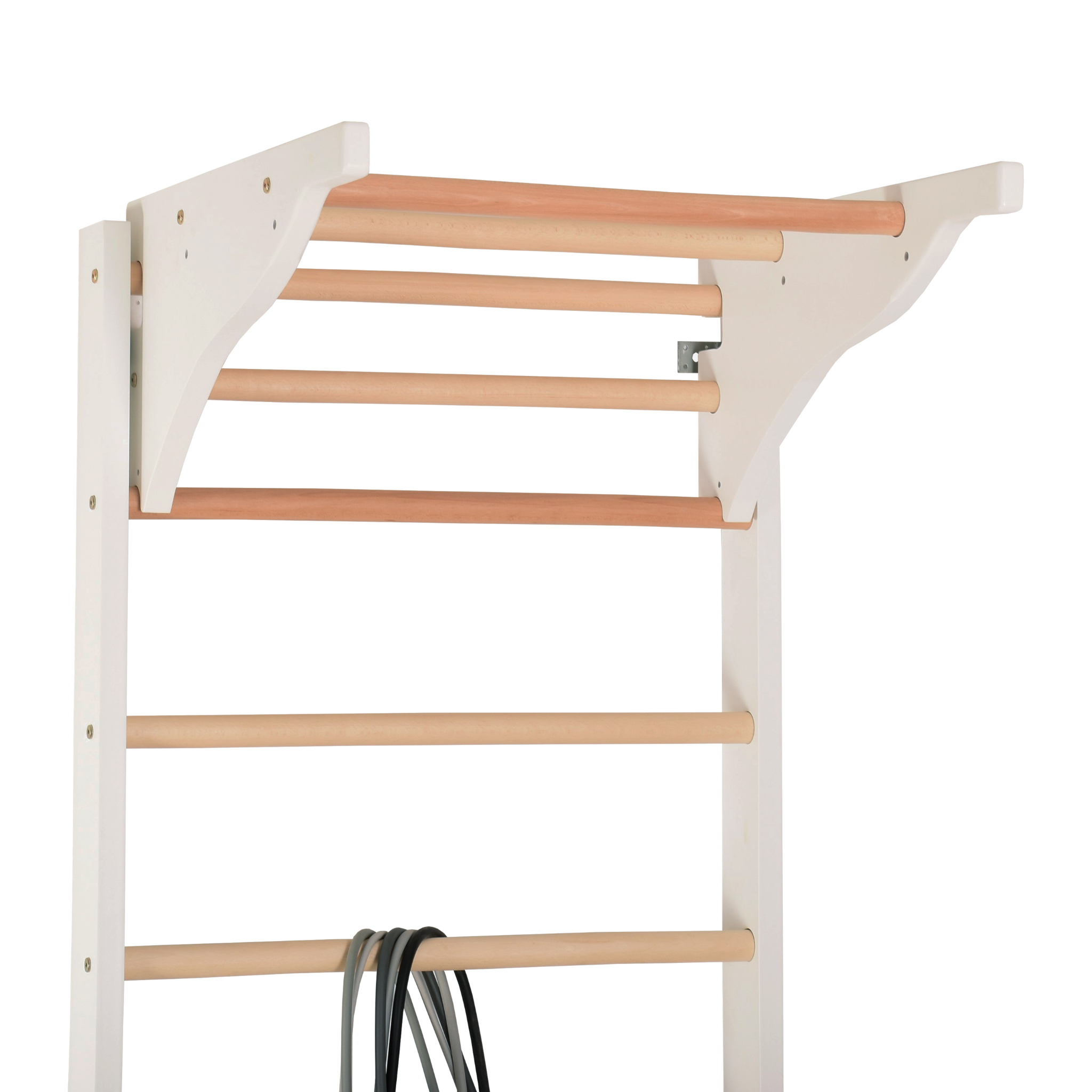 Sprossenwand mit Klimmzugstange & Dip-Barren – PRO PURE – weitere Produktansicht 12 – RINAGYM