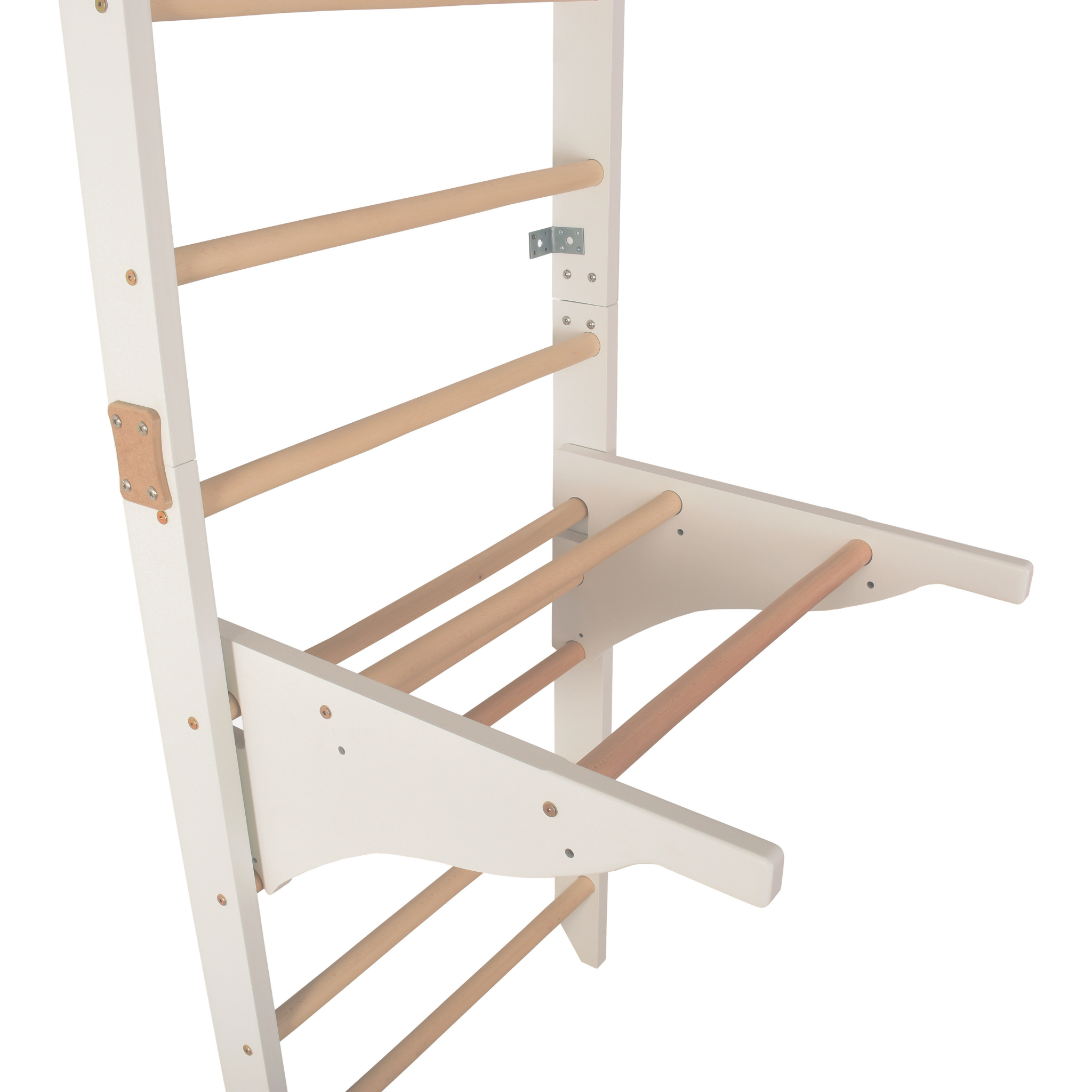 Sprossenwand mit Klimmzugstange & Dip-Barren – PRO PURE – weitere Produktansicht 17 – RINAGYM