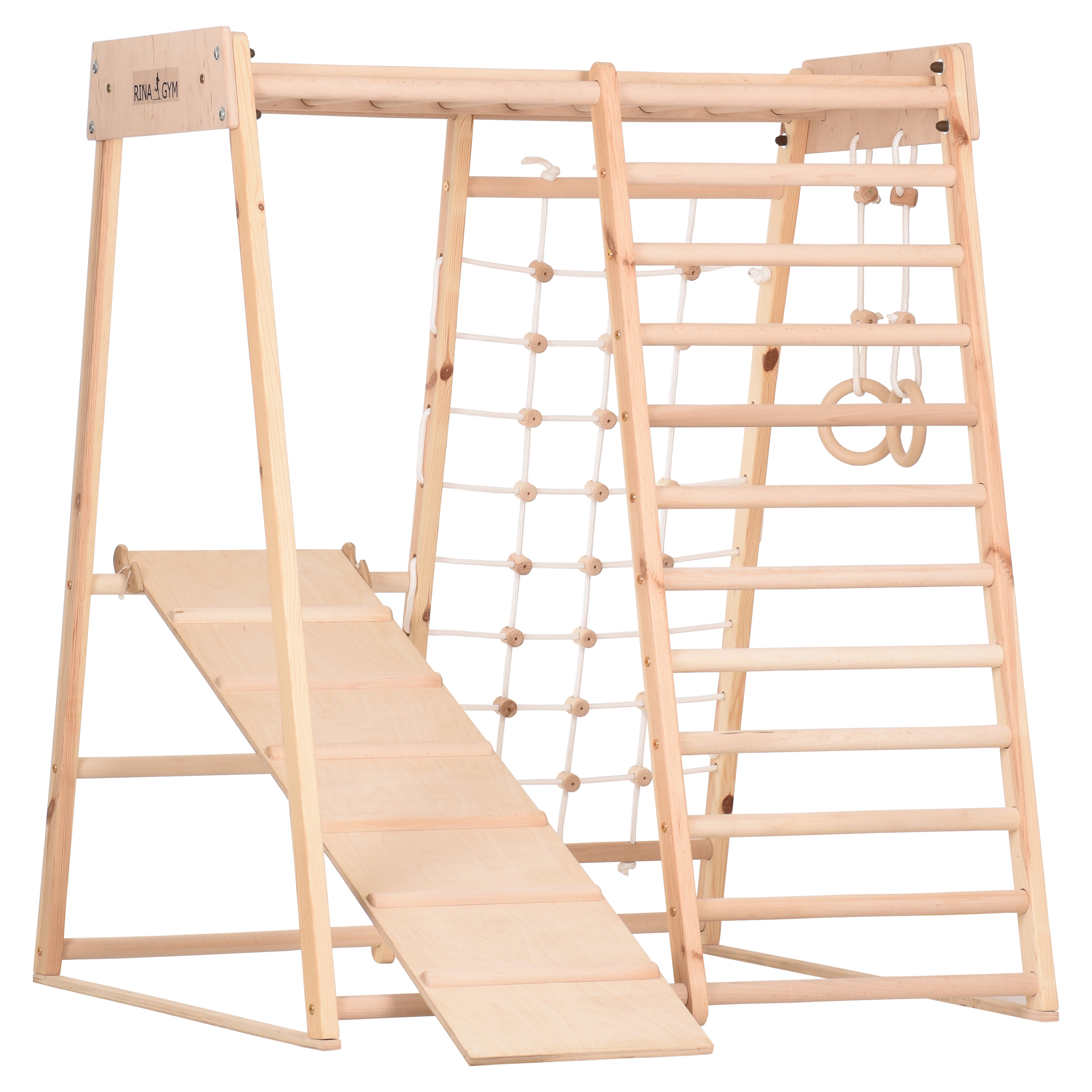 Indoor-Klettergerüst aus Holz Classic 145 cm – weitere Produktansicht 5 – RINAGYM