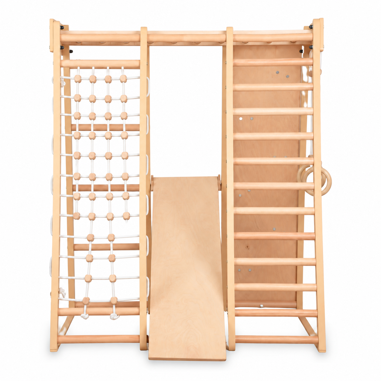 Multifunctioneel houten indoor klimtoestel – voor thuis & het gezin ( 3 )