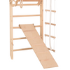 Sprossenwand Sport 3 aus Holz mit Rutschbrett – weitere Produktansicht 12 – RINAGYM