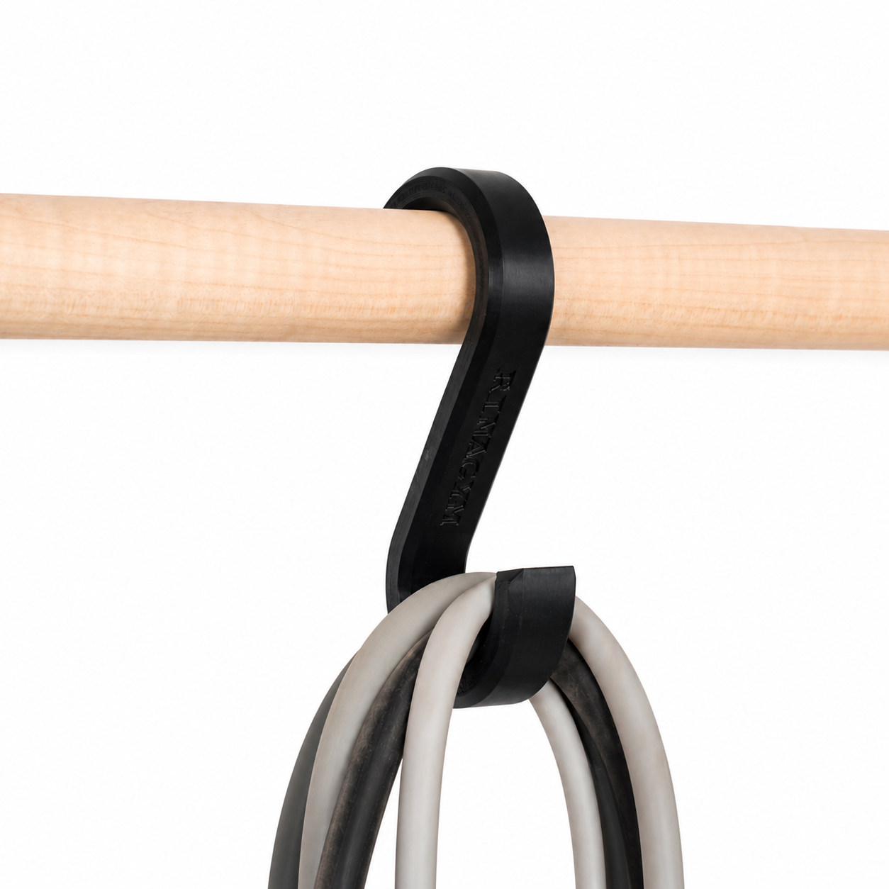 S-Haken für Sprossenwand 13 cm schwarz – RINAGYM Sprossenwand Zubehör