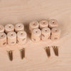 Seilverbinder aus Holz 13 mm – 12 Stück – weitere Produktansicht 7 – RINAGYM