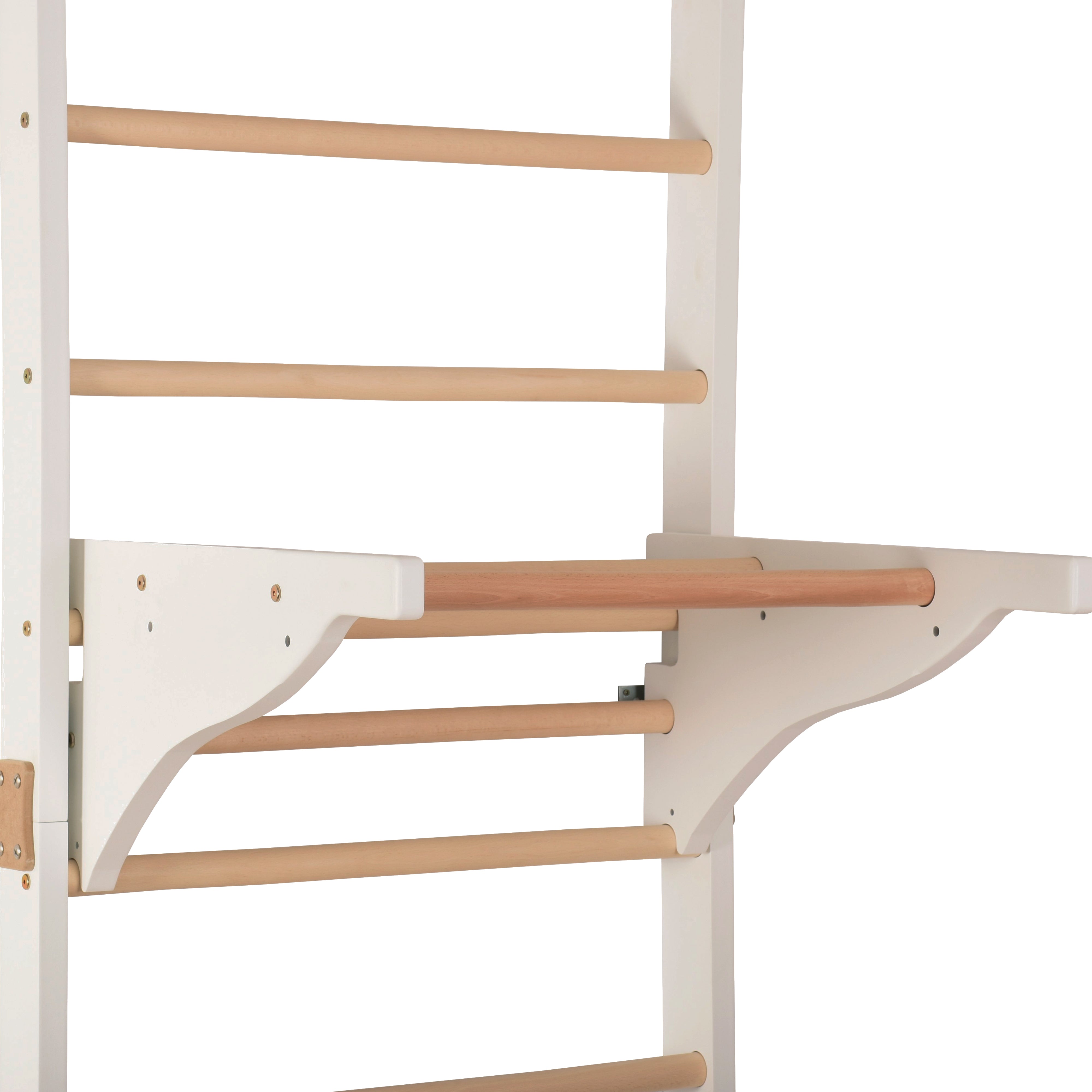 Klimmzugstange mit Dip-Barren für Sprossenwand – Yarnwood – weitere Produktansicht 4 – RINAGYM
