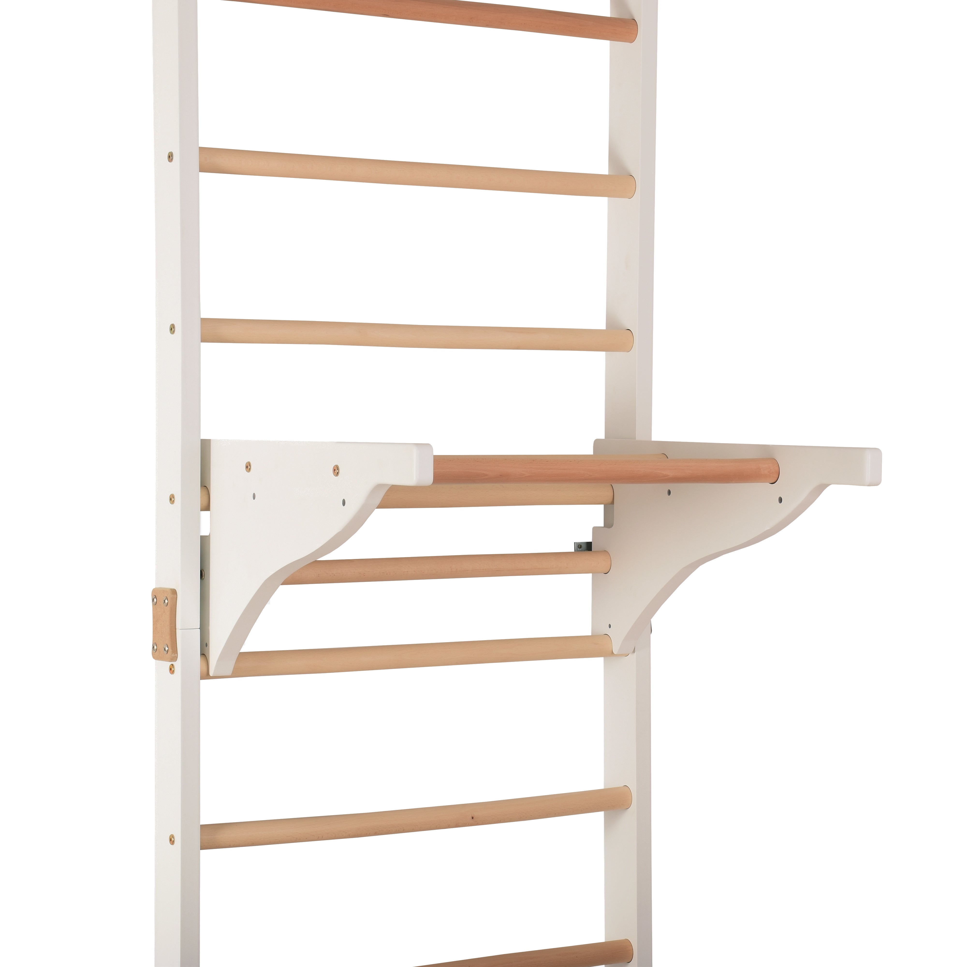Klimmzugstange mit Dip-Barren für Sprossenwand – Yarnwood – weitere Produktansicht 7 – RINAGYM