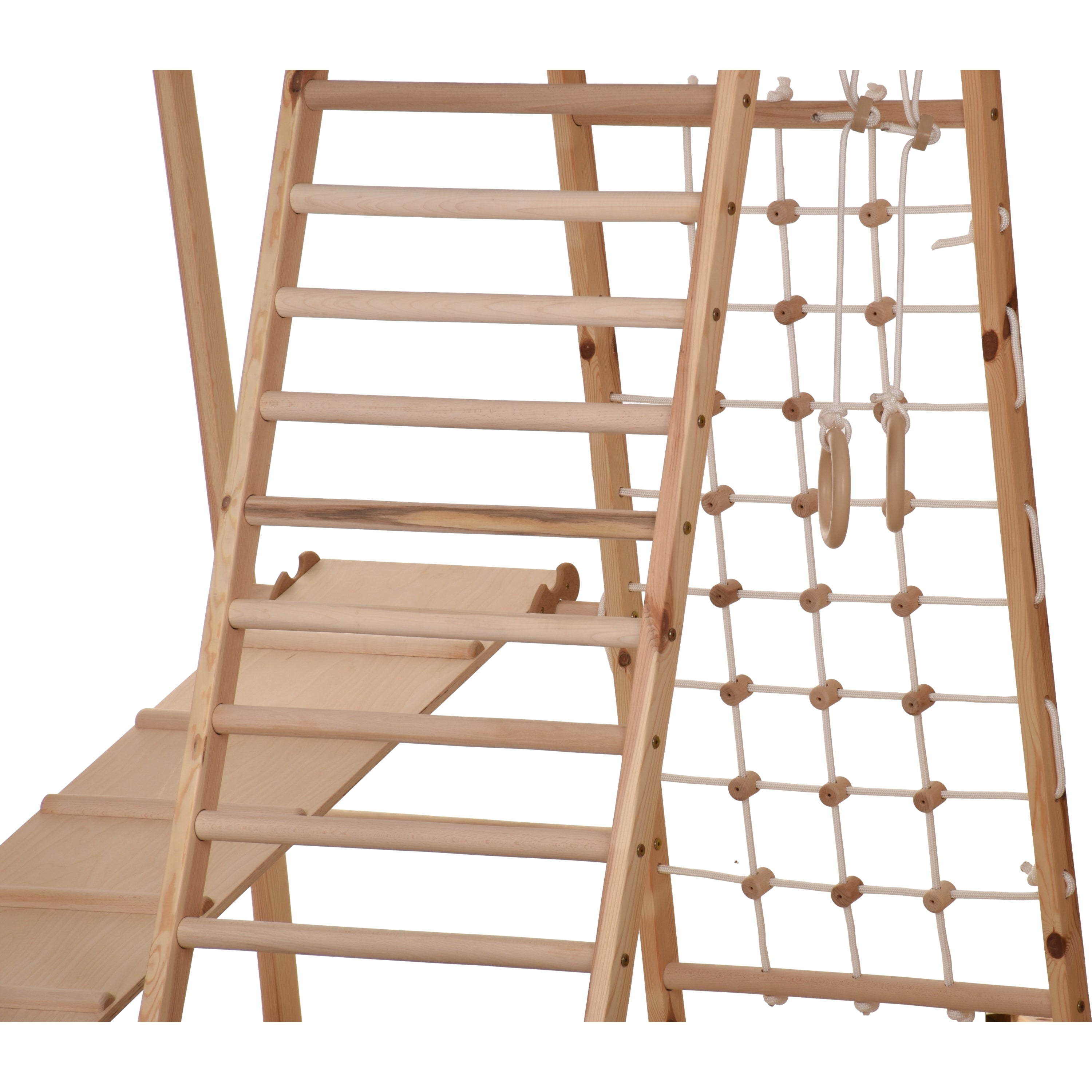 Indoor-Klettergerüst aus Holz Classic 145 cm – weitere Produktansicht 6 – RINAGYM