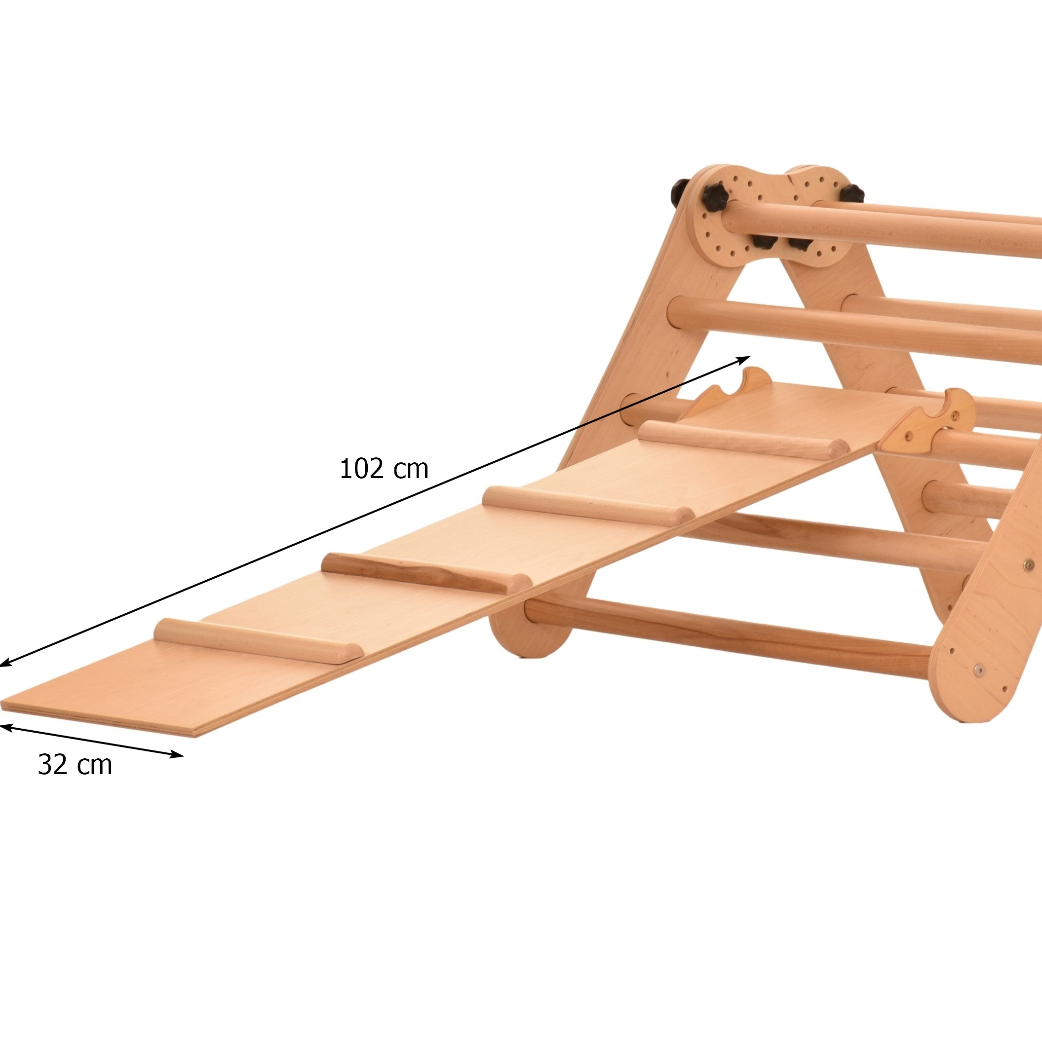 Rutschbrett & Hühnerleiter 102 cm – weitere Produktansicht 2 – RINAGYM