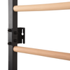 Sprossenwand aus Stahl und Buchenholz in Graphit – Produktansicht 3 – RINAGYM