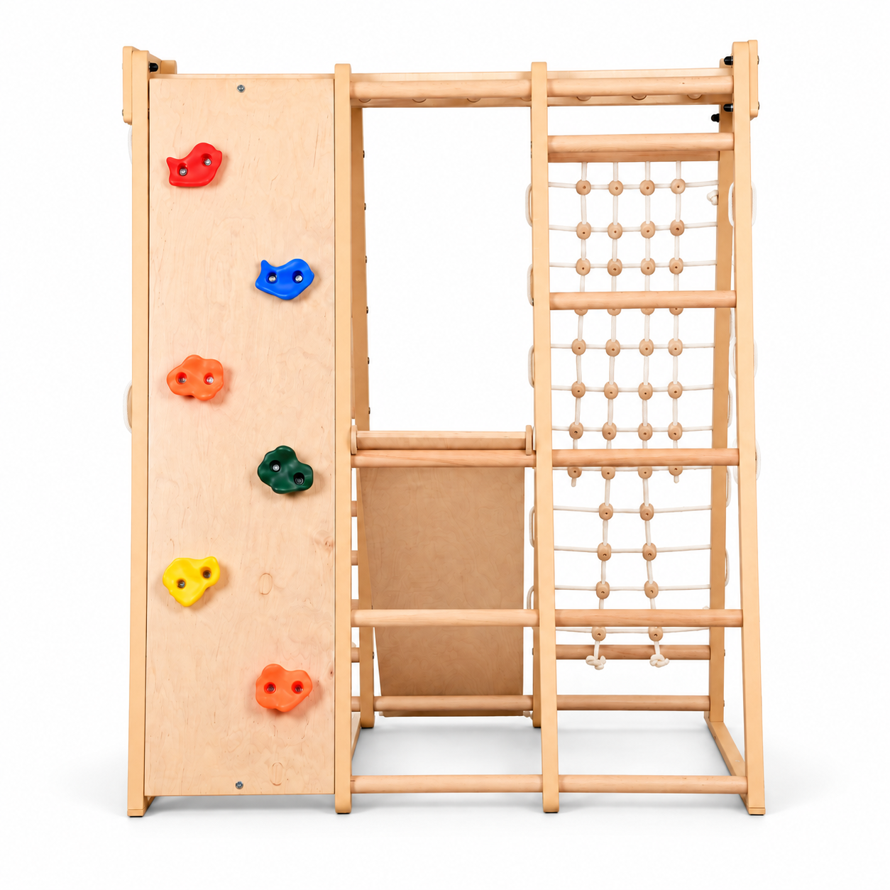 Multifunctioneel houten indoor klimtoestel – voor thuis & het gezin ( 3 )