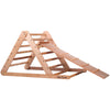 Kletterdreieck mit Rutsche Natur 80 cm – RINAGYM