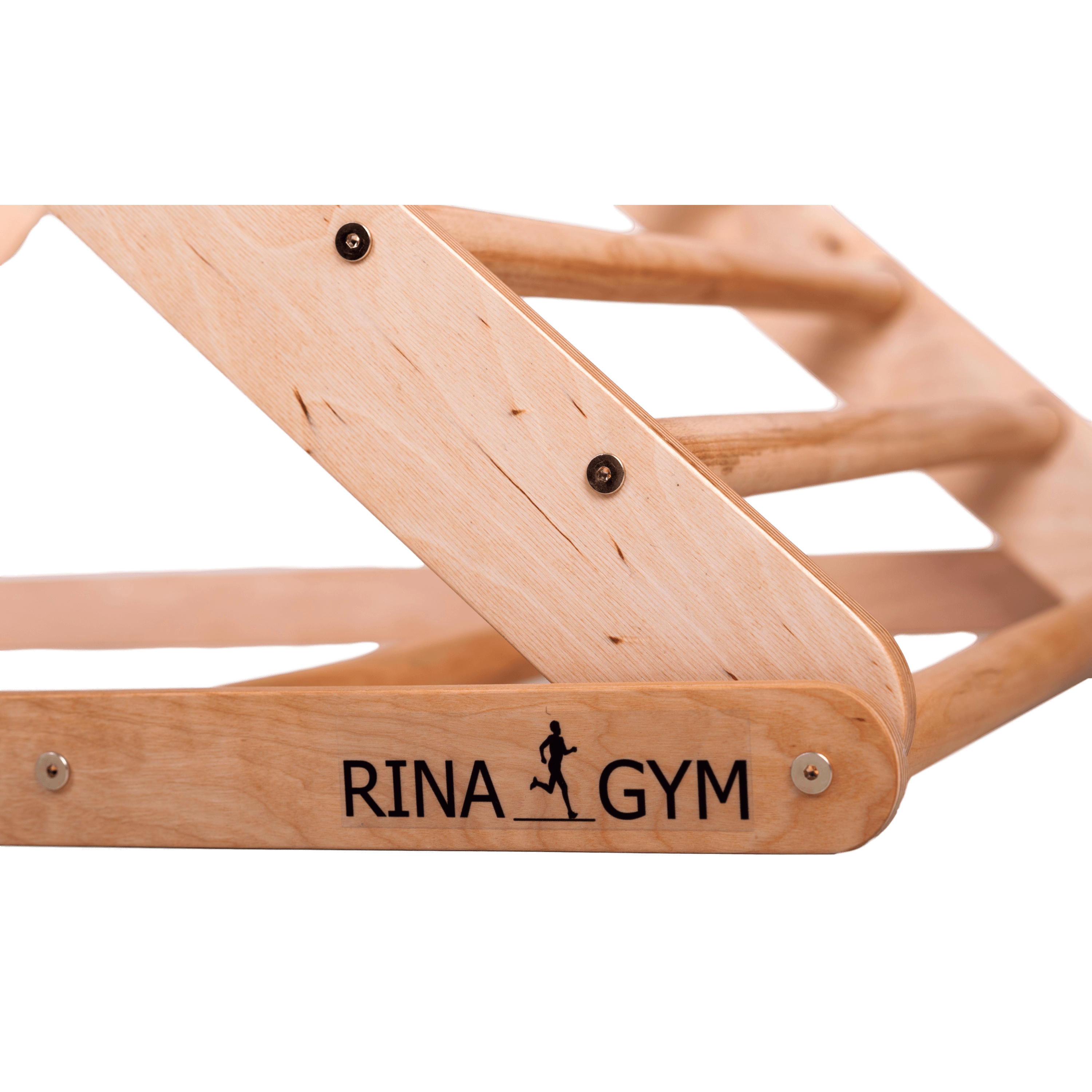 Kletterdreieck mit Rutsche Natur 80 cm – weitere Produktansicht 10 – RINAGYM