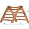 Kletterdreieck aus Holz A Natur – weitere Produktansicht 2 – RINAGYM