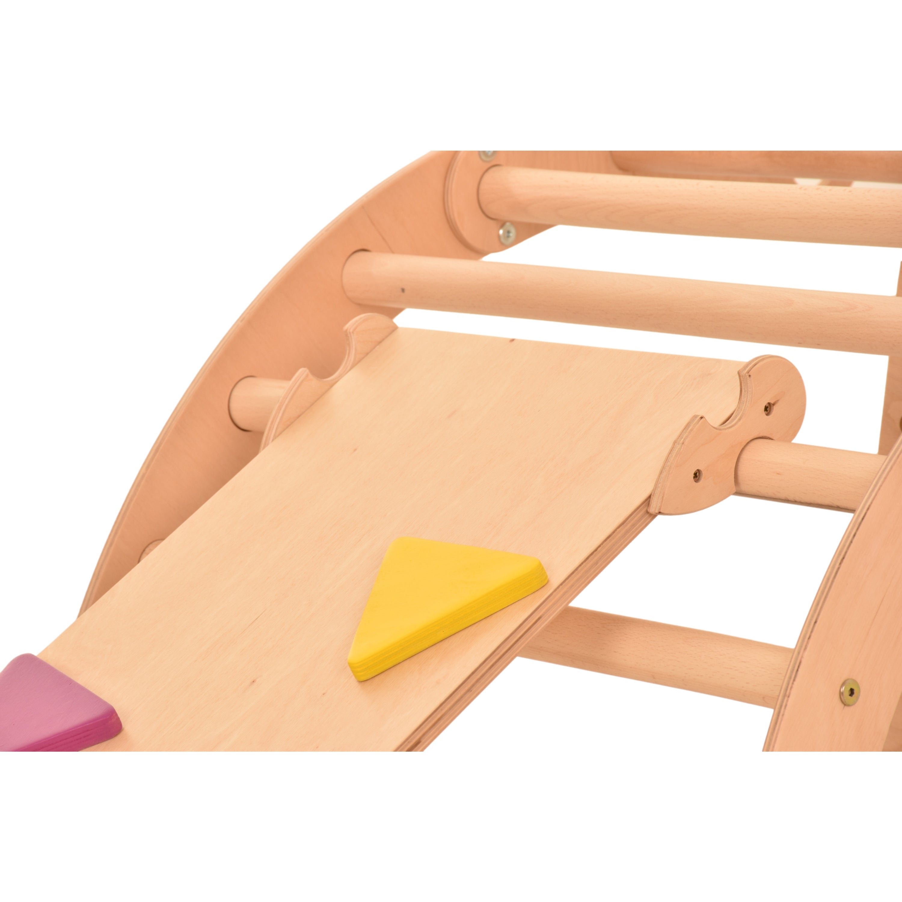 Rutschbrett & Hühnerleiter 115 cm Dreiecke – weitere Produktansicht 5 – RINAGYM